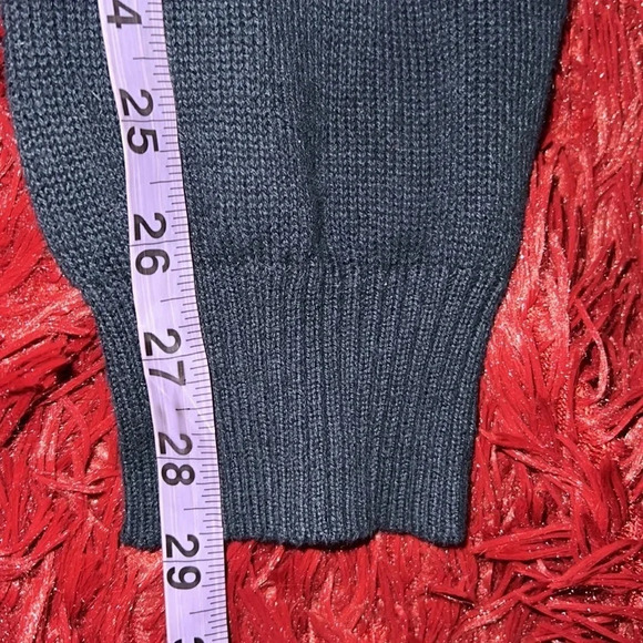 AE Navy cardigan grandpa Sweater Sz L - Picture 11 of 11